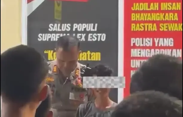 Pendekatan Humanis Polisi Makassar,19 Pelajar Terlibat Tawuran Dibina dan Diberi Perlengkapan Sekolah