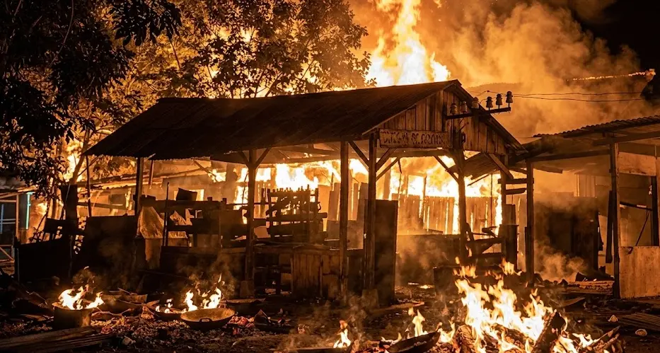 Kemarahan Warga Bakar Ponpes Mesuji Dipicu Kasus Pelecehan Santri