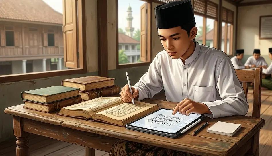 Cara Baru Digitalisasi Pesantren Menghidupkan Tradisi Kitab Kuning