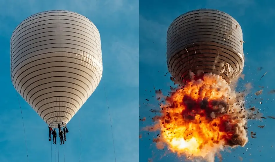 Balon Udara Mercon Pekalongan Meledak Keras Bikin Geger