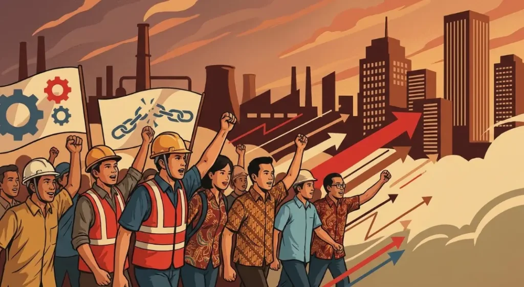 Aksi Buruh Tolak Outsourcing Siap Guncang Kota-Kota Industri Ini