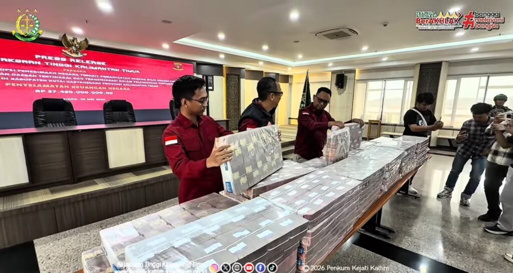 Kejati Kaltim Sita Rp57 Miliar dari Skandal Tambang di Kukar
