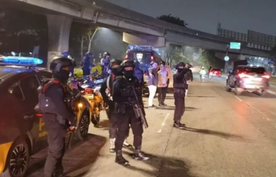 Brimob Gagalkan Tawuran di Jakarta Sita Katana Hingga Stik Golf