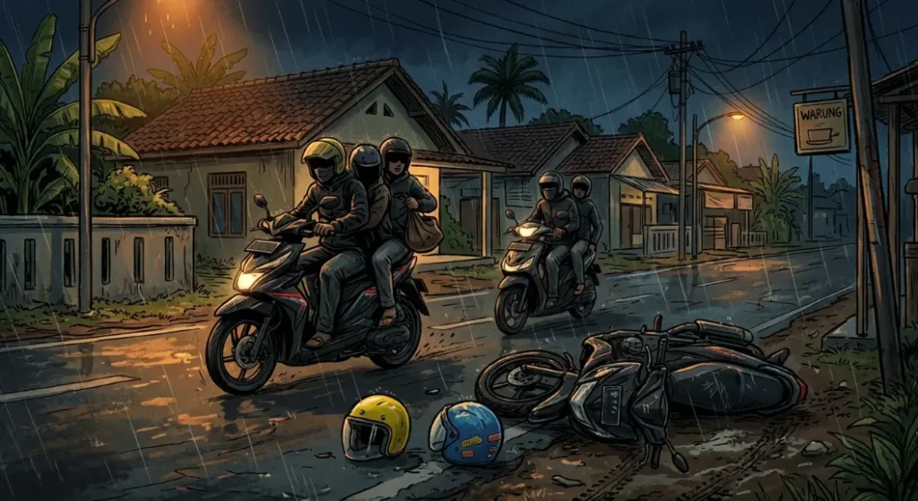 Kelompok Tawuran Aniaya Dua Pemuda di Karawang dan Curi Motornya