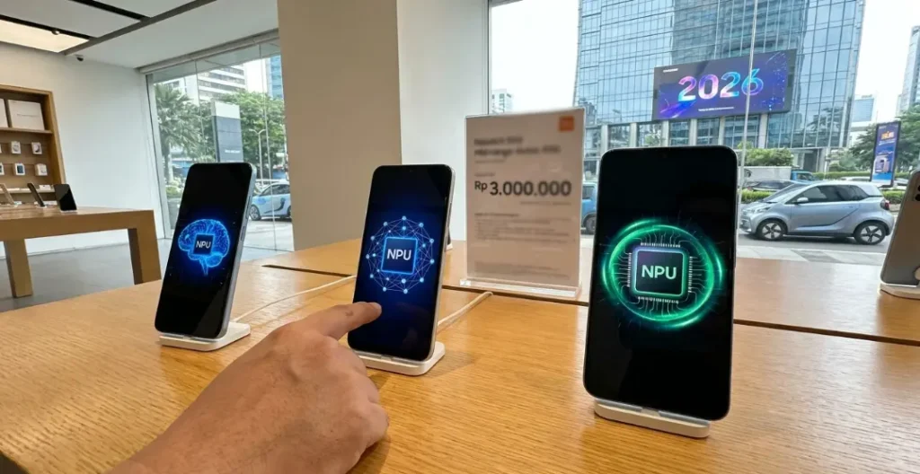 Rekomendasi HP AI 3 Jutaan Terbaik 2026 Bertenaga Chip NPU Canggih