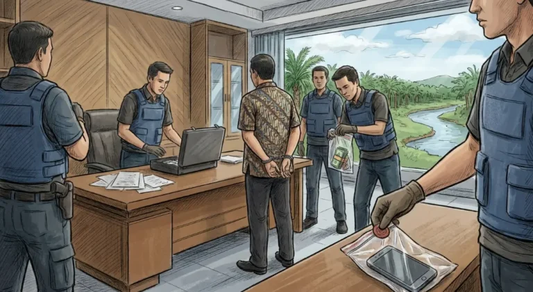 Tim OTT KPK Riau Memburu Seorang Bupati dan Sekda Terduga Korupsi!