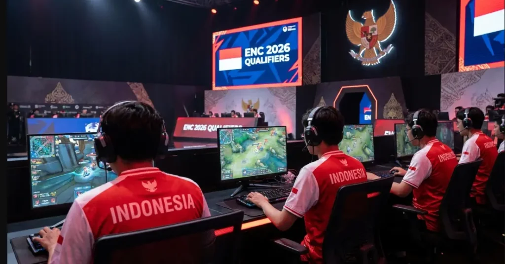 Timnas Esports Indonesia Berlaga di 10 Game Kualifikasi ENC 2026
