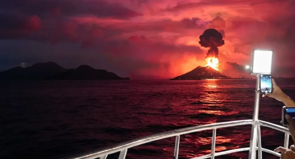Waspada Hoaks Video Erupsi Anak Krakatau, Cek Fakta Terbaru Kondisi Gunung!