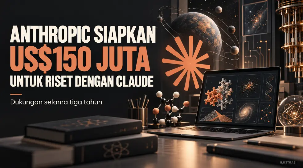 Anthropic Siapkan Dukungan US$150 Juta agar Ilmuwan Bisa Gunakan Claude untuk Riset