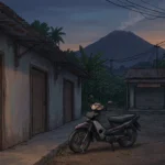 Ilustrasi gembok rusak di pintu kamar kos dan gudang hasil panen, menggambarkan kasus curat dalam Operasi Sikat Semeru 2026 di Kabupaten Malang