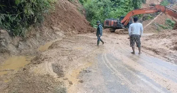 Ilustrasi permukiman di tepi sungai yang terendam banjir di Trumon Tengah, Aceh Selatan